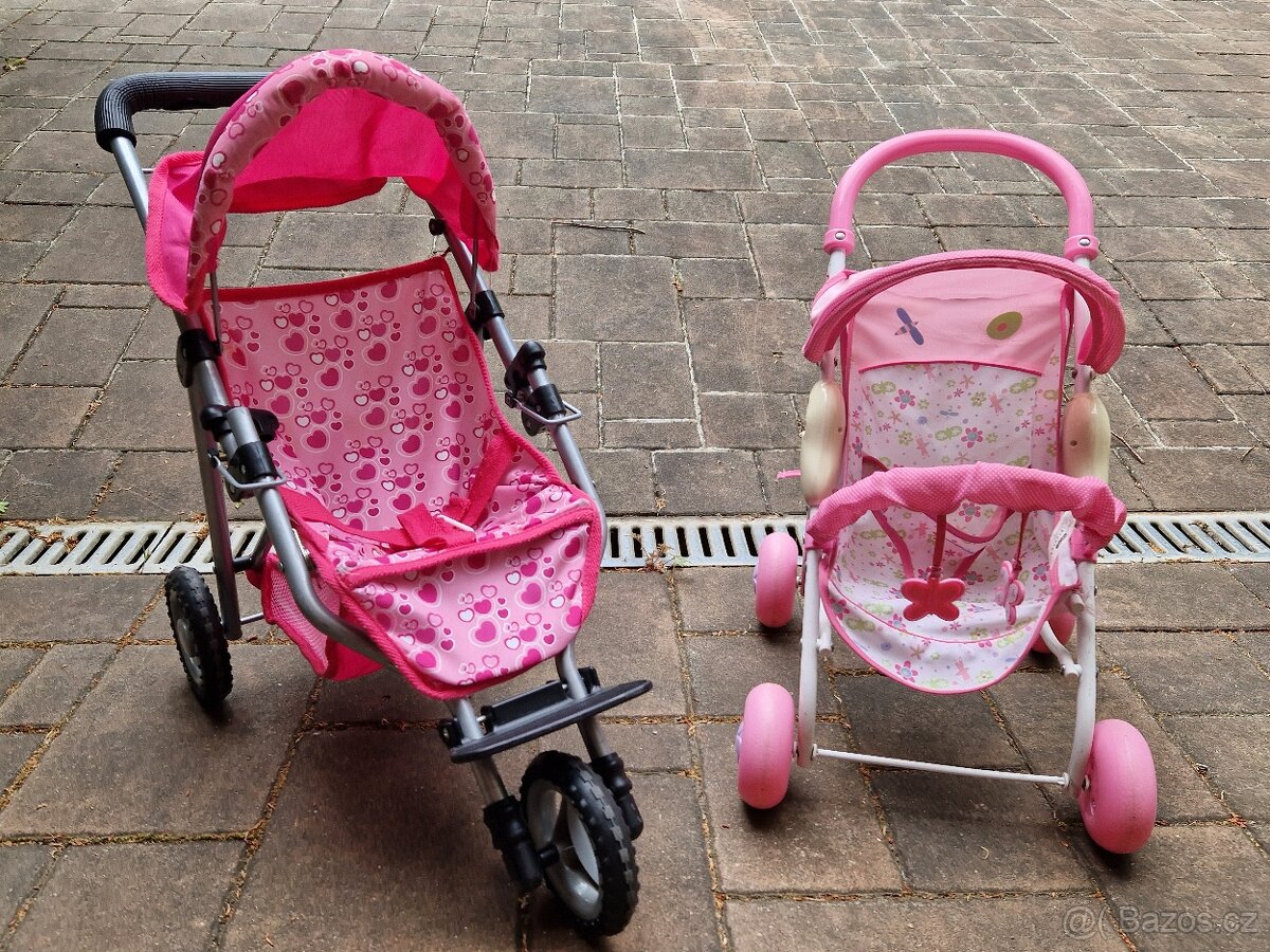 Kočárek Fisher Price Baby Born a trojkolku Bayer