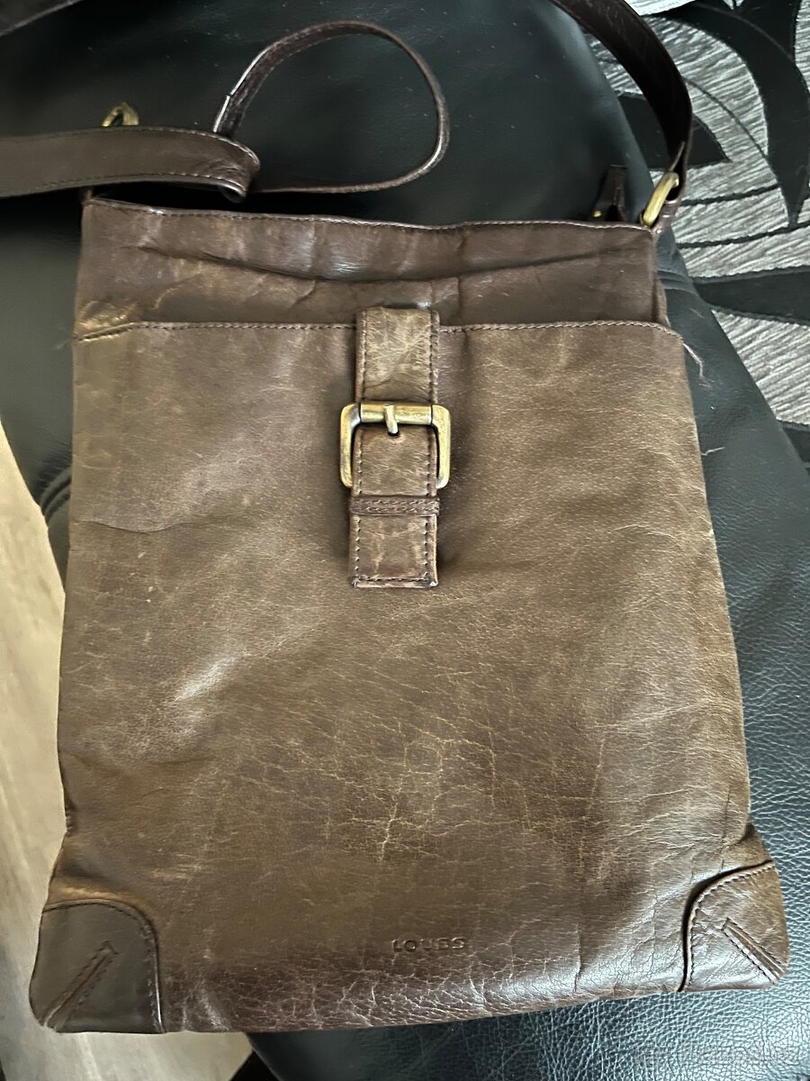 Kožená vintage taška Loubs