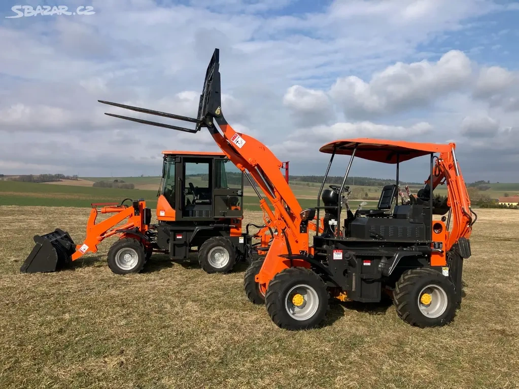 TRAKTORBAGR JM08 NAKLADAČ+MINIBAGR 4x4