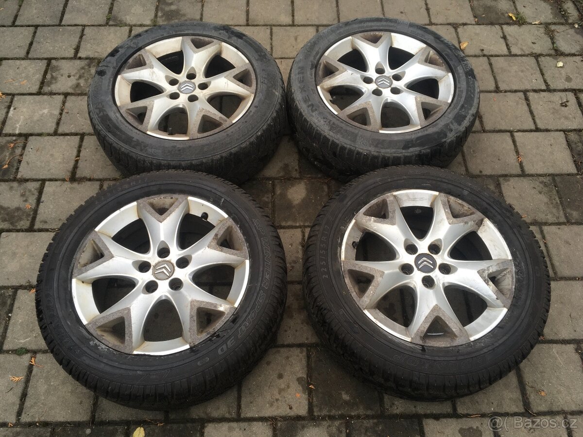 Zimní sada Citroen C5 III 5x108 17" 225/55/17