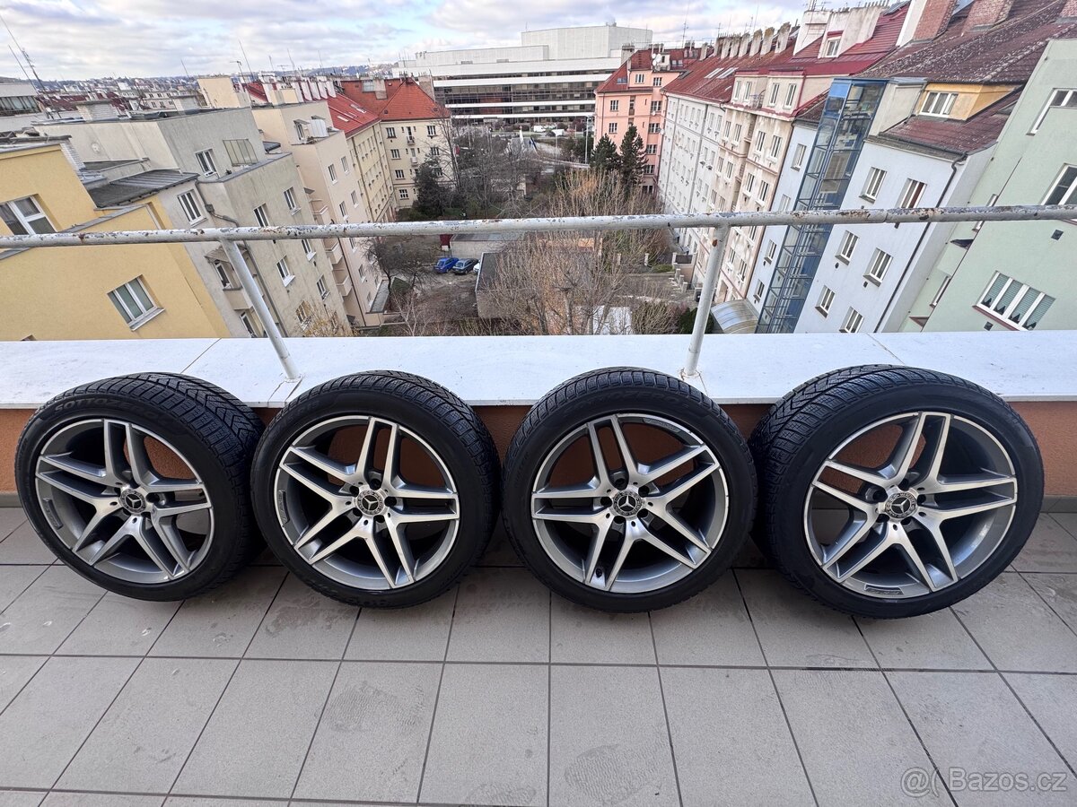 Originál Zimni M+S Alu kola Mercedes benz R19 Pirelli
