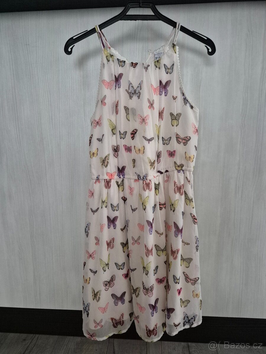 Šaty společenské motýlkové zn. Lindex vel. 146 cm