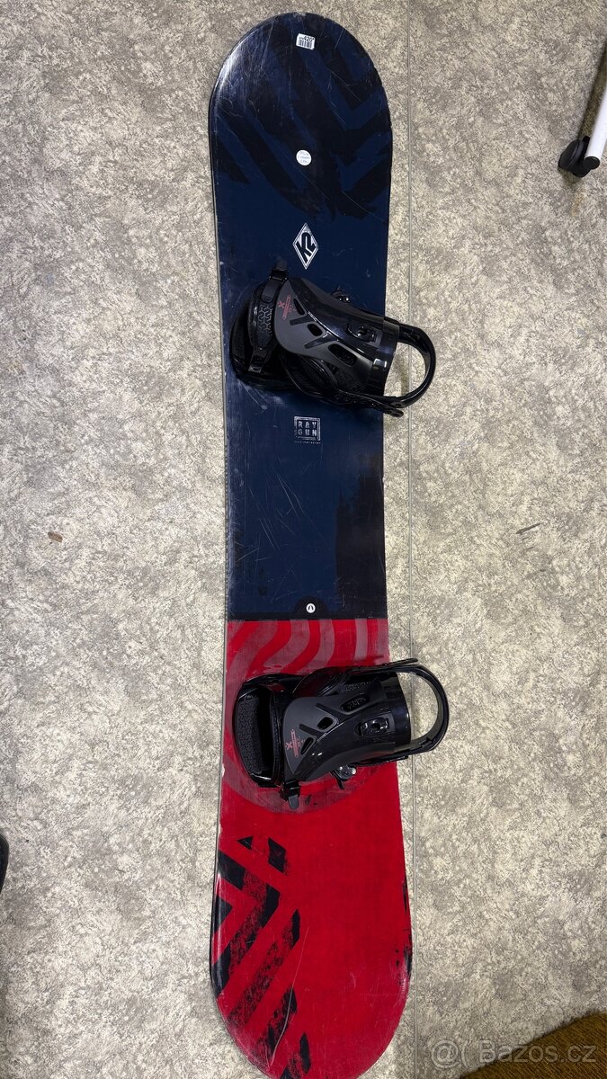 Snowboard K2 RayGun 164cm s vázáním Salomon