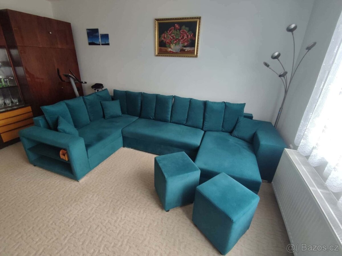 rozkládací sedací souprava