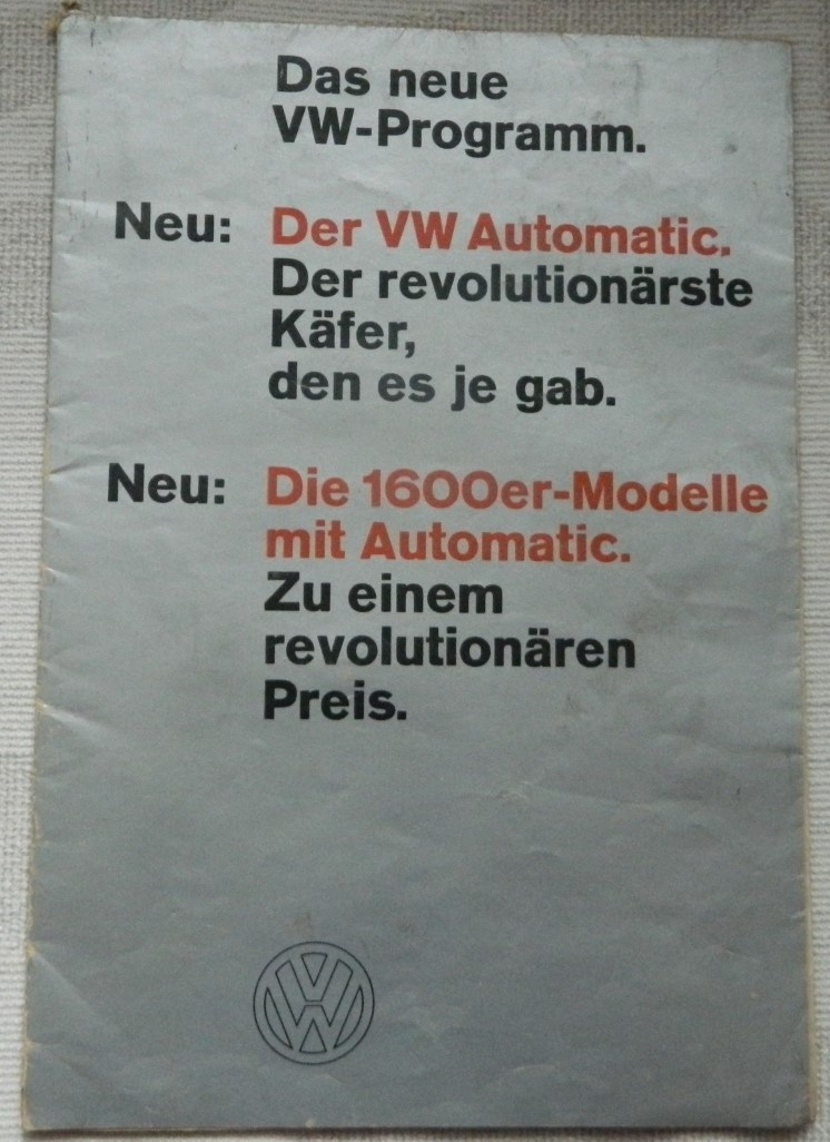 VW prospekt Neue