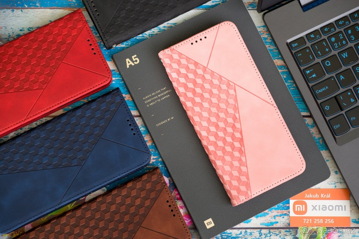 Zavírací pouzdro se vzorem pro Xiaomi, Redmi i Poco