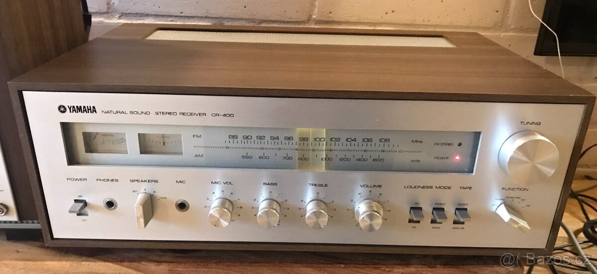 RECEIVER YAMAHA CR-400 (ROK 1973) KRÁSNÝ VINTAGE V SUPER STA