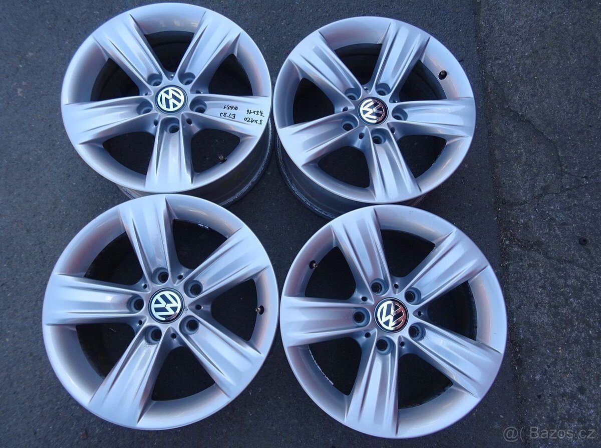 Alu disky na Transporter T5, 16", 5x120, ET 37, šíře 7,5J