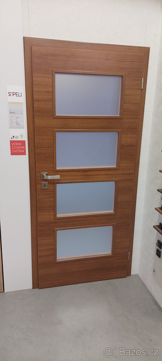 Dveře a zárubeŇ SAPELI 80/197/15 Pravé CPL TEAK/HRUŠKA