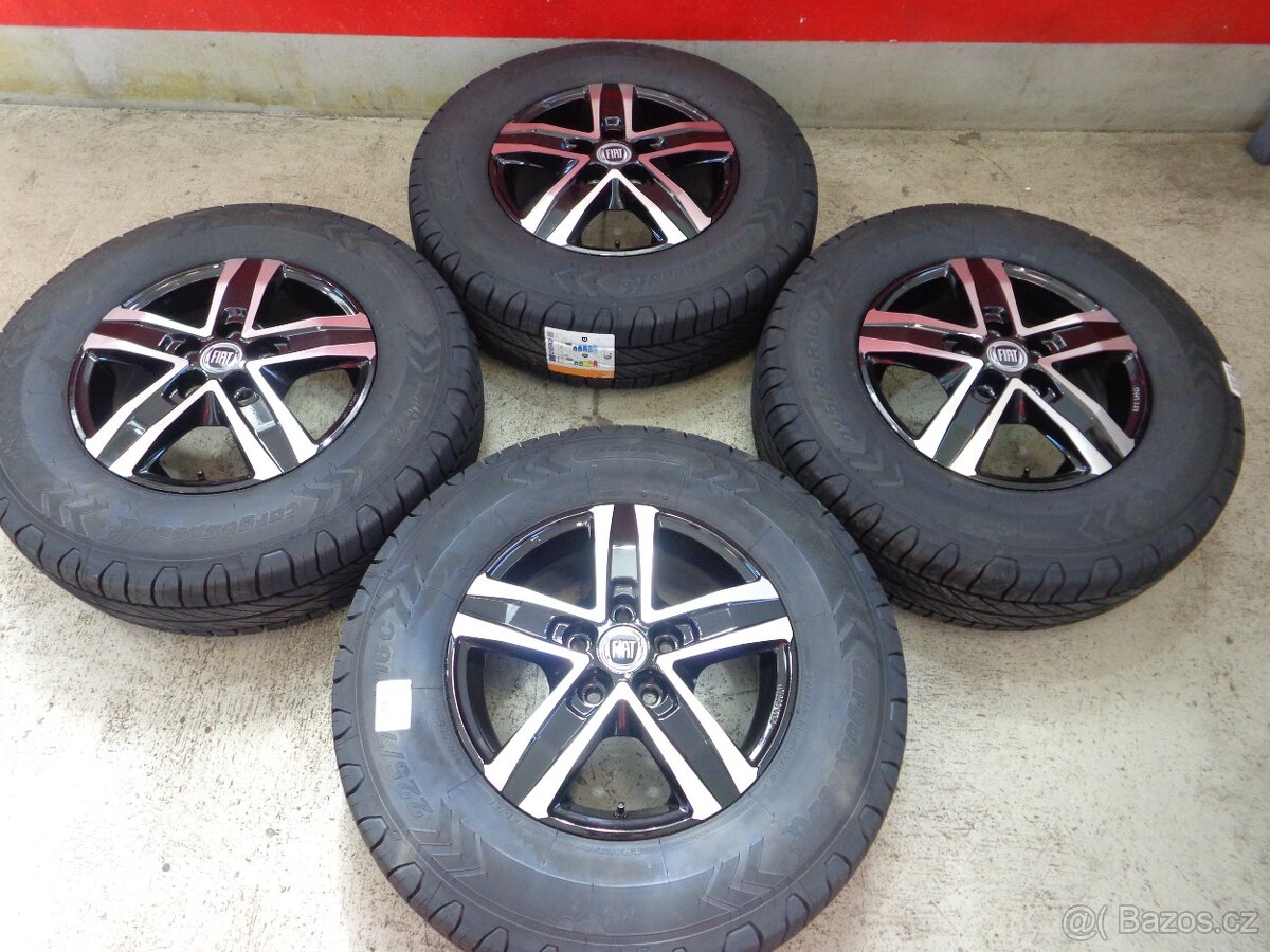 5x118 16"C Fiat Ducato Karavan Dodávka komplet sada kol