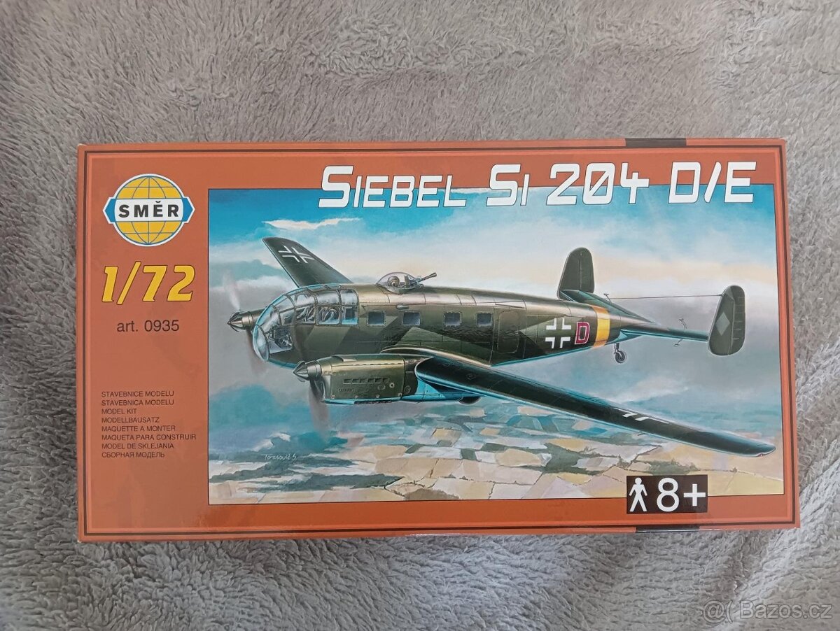 Siebel Si 204 D/E 1:72 - plastikový model