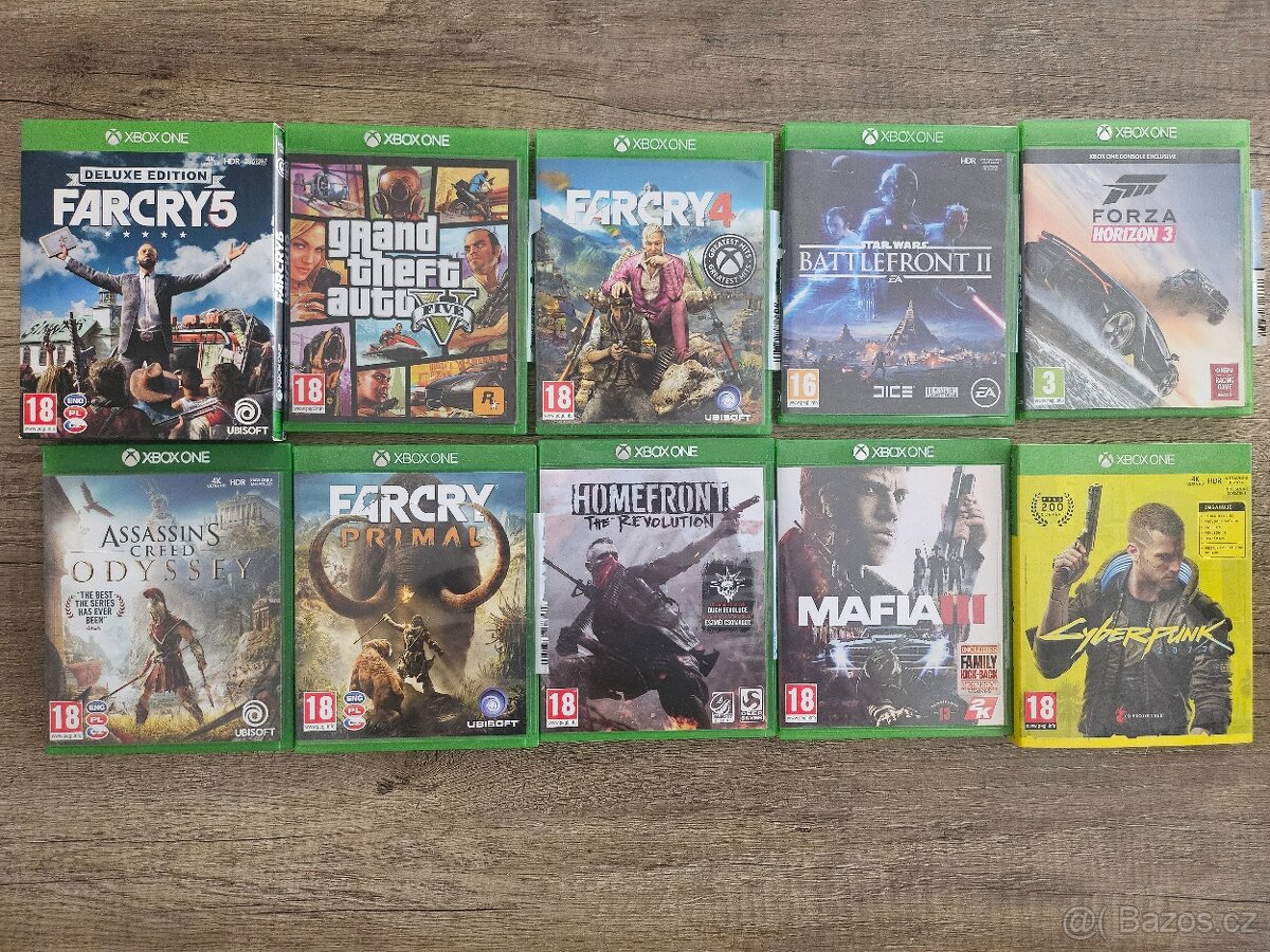 Prodam hry na Xbox ONE