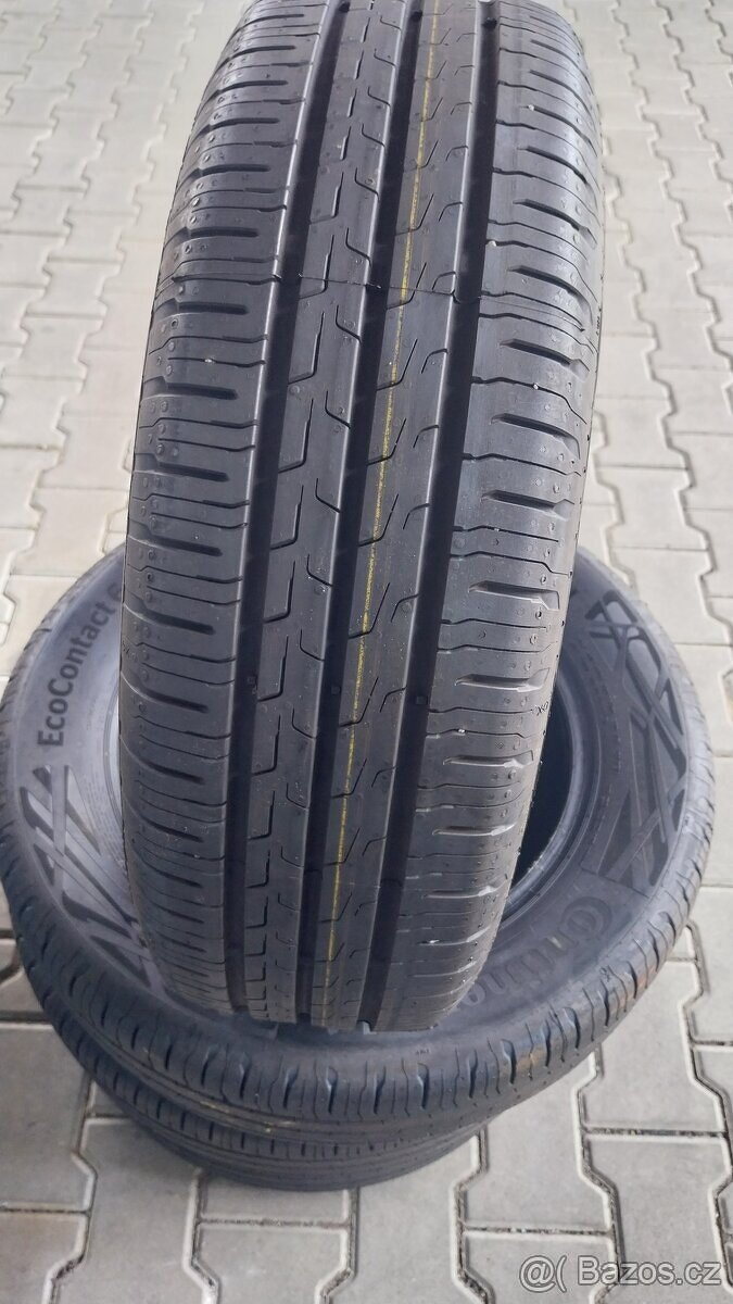 Prodám zánovní 4 x letní pneu Continental 185/65/15