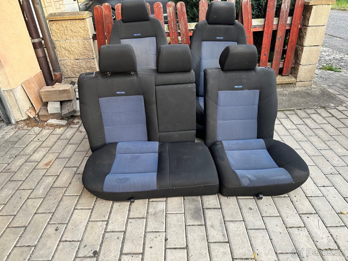 Vw golf 4 recaro sedacky