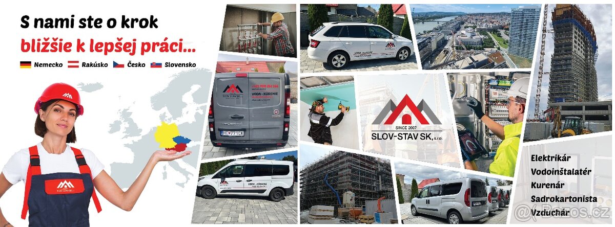 Práca v ČR Brno 2x zvárač na plameň + 2x pomocnik/pripravar