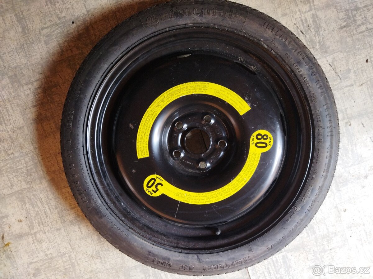 DOJEZDOVE KOLO 125/70 R18 5X112 VW,ŠKODA,AUDI