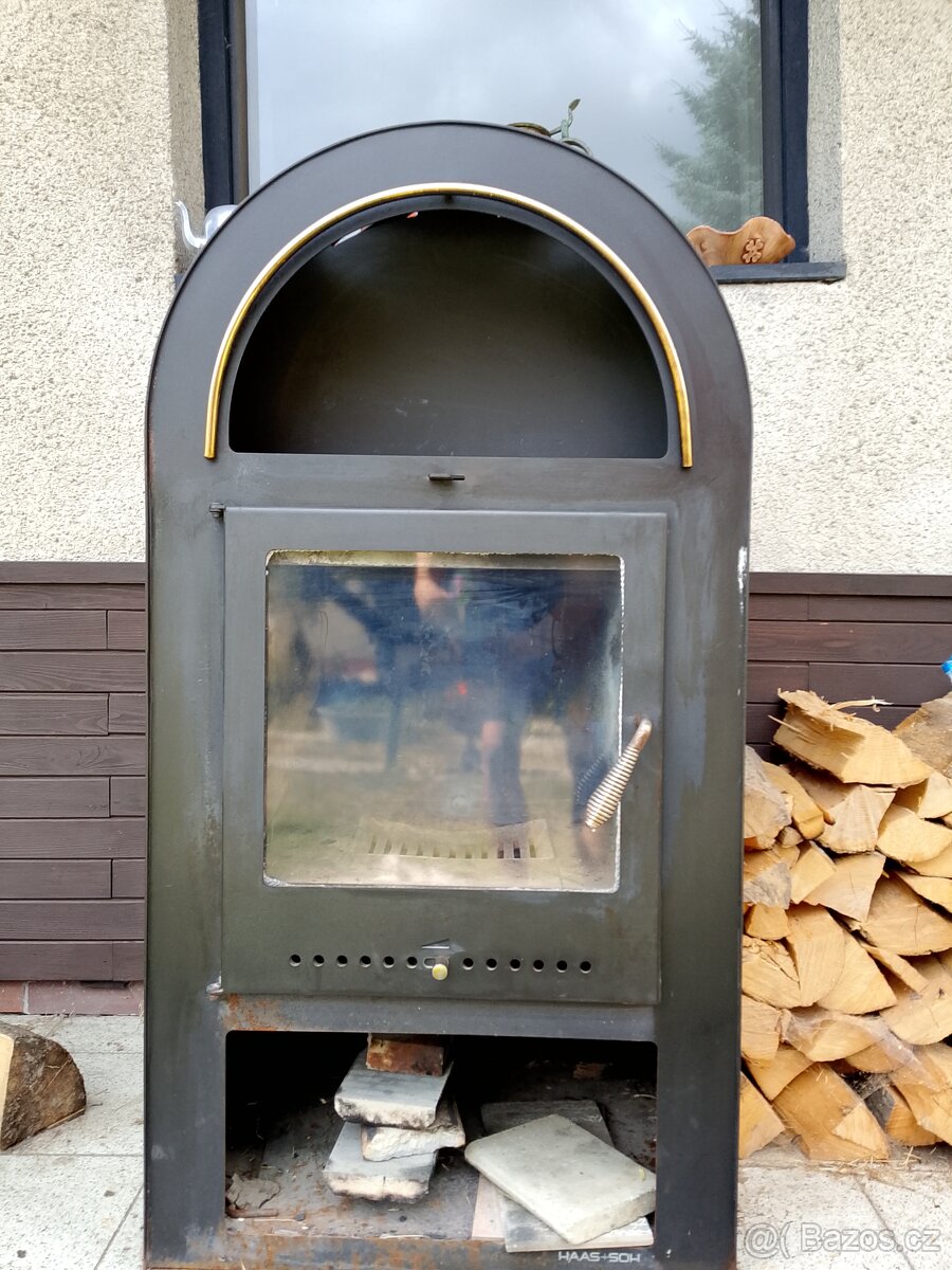 Krbová kamna s výměníkem Haas+Sohn