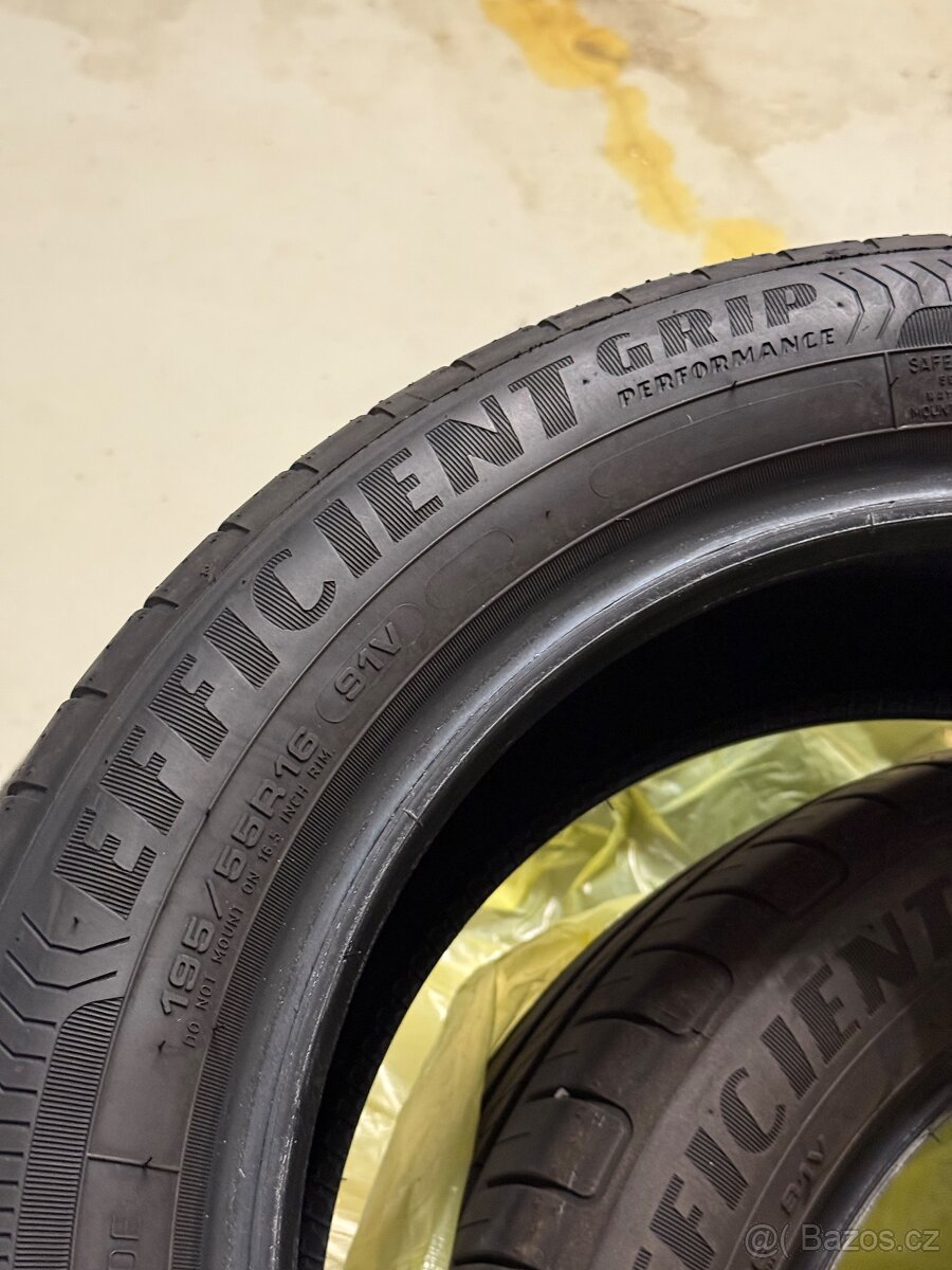 4x letní pneu 195/55/R16 Goodyear Efficientgrip Performance