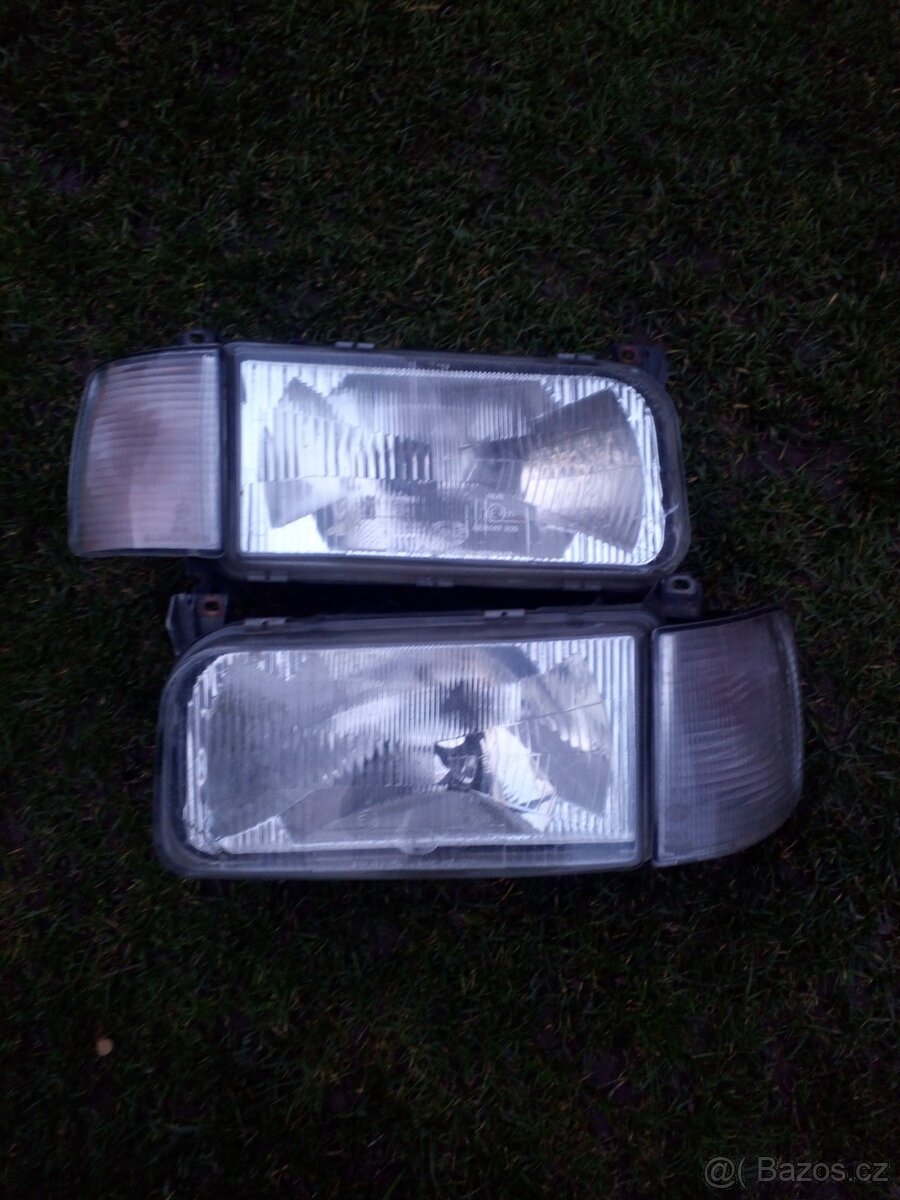Přední světla VW Passat B3 s motůrky