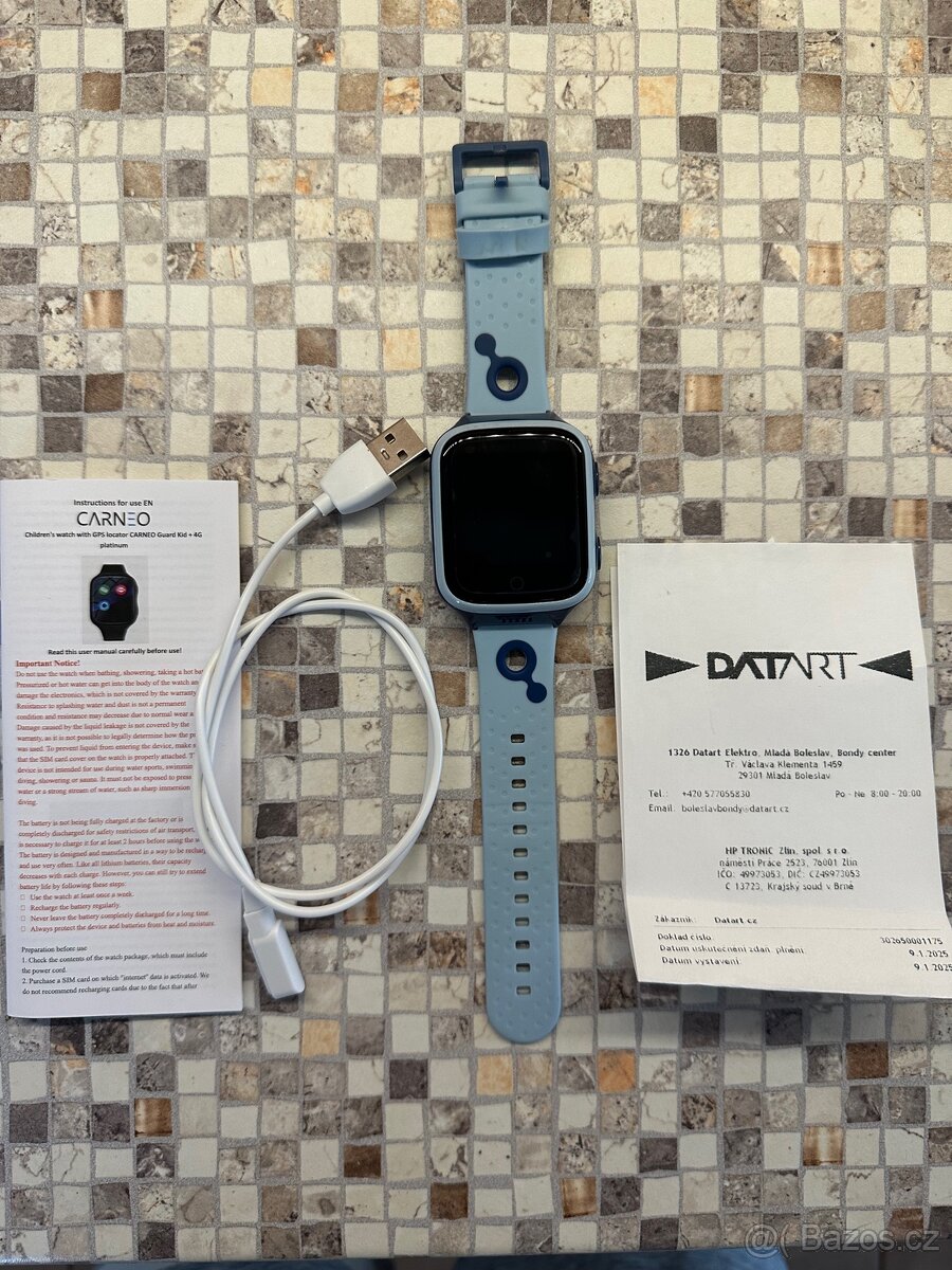 Carneo GuardKid+4G Platinum - dětské chytré hodinky