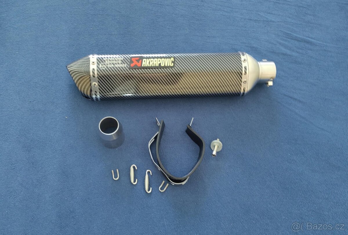 Replika Akrapovič koncovka výfuku + Homologace EU