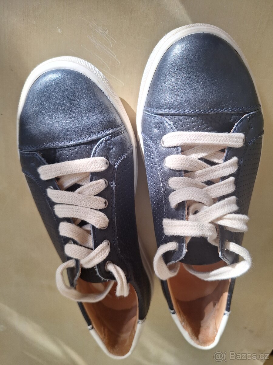 Dívčí kožené boty Werner