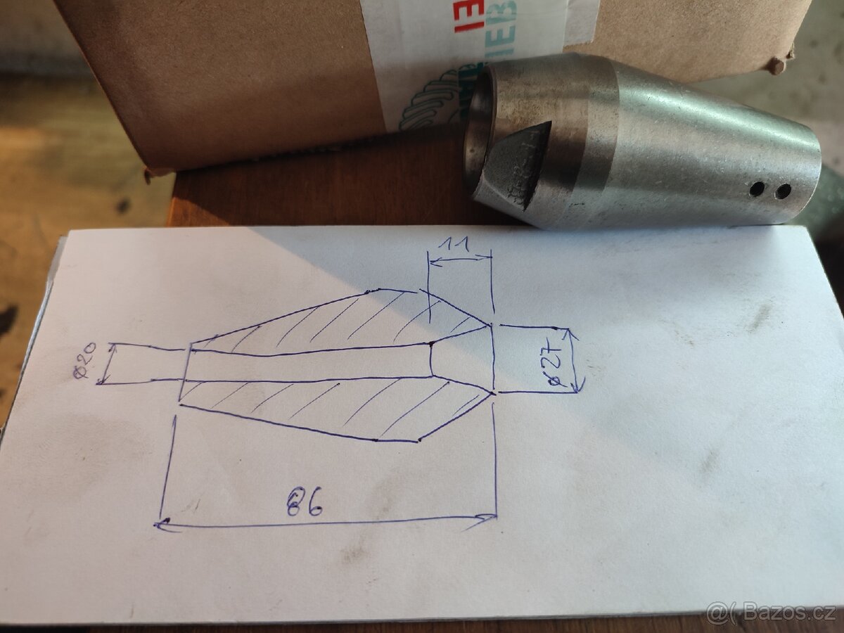 Redukční pouzdro ISO 40 na kleštiny