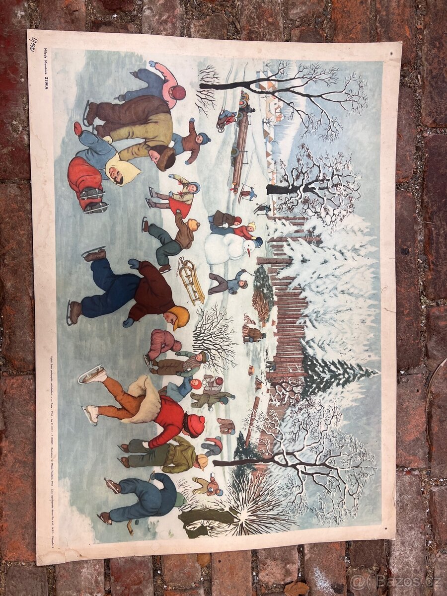 Starý školní plakát