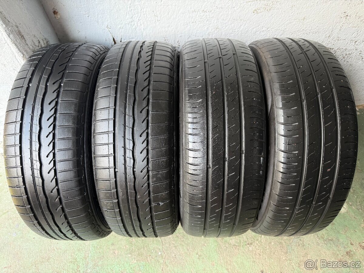 Sada letních pneu Dunlop / Kumho 185/60 R15