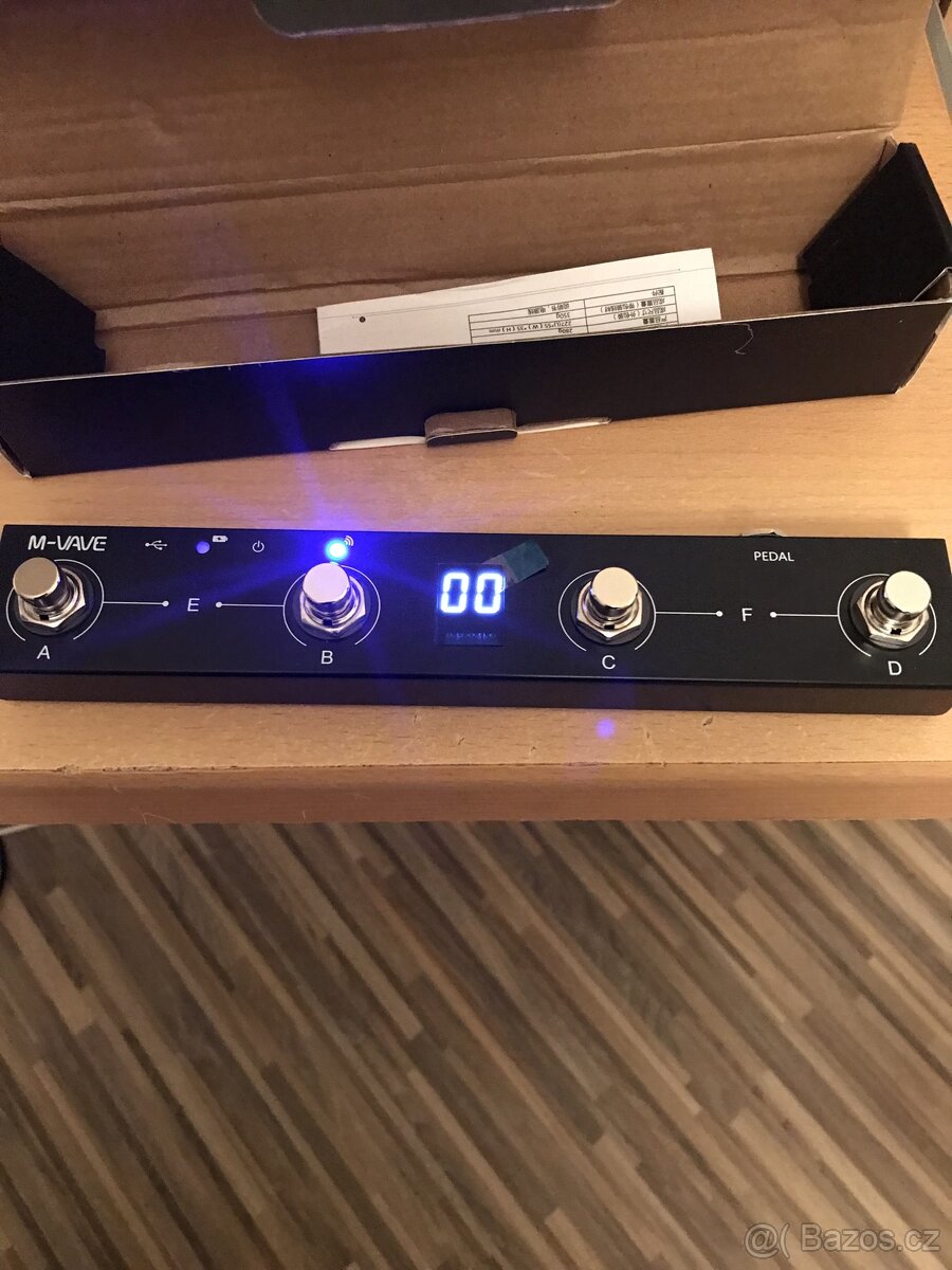 Kytarový přepínač pro multiefekt