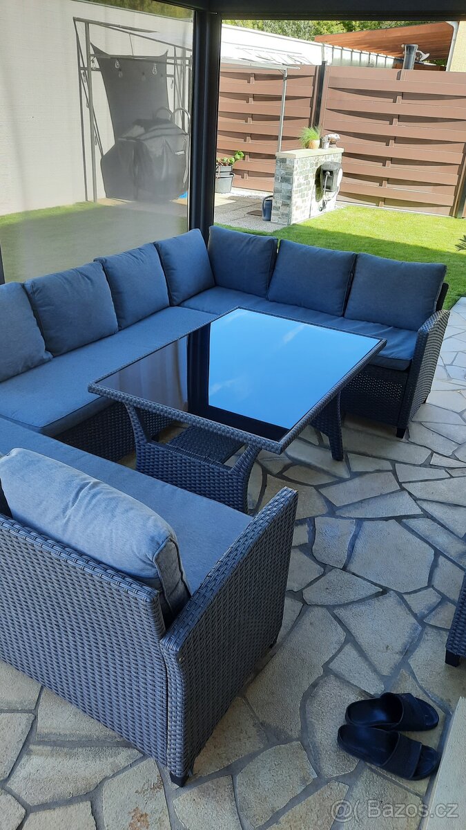 Relaxační Ratanová SESTAVA NA TERASU