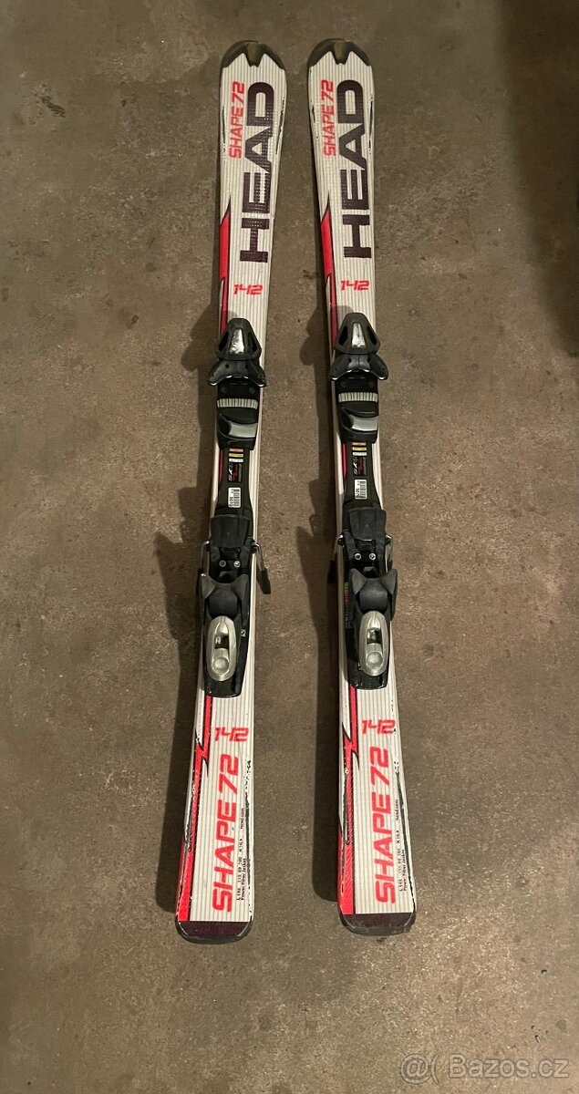 DĚTSKÉ CARVINGOVÉ LYŽE HEAD TEAM SHAPE 72 142cm