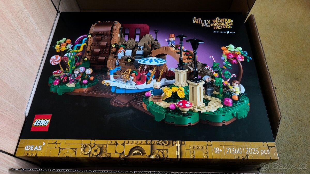 LEGO Ideas 21360 Karlík a továrna na čokoládu