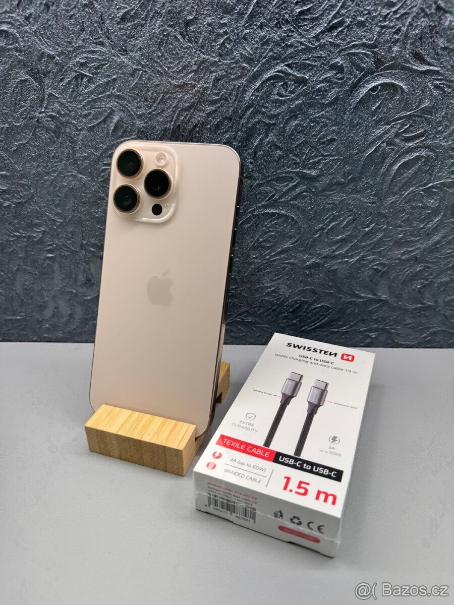 Apple iPhone 16 Pro Max 512 GB Desert - ZÁRUKA+FAKTURA
