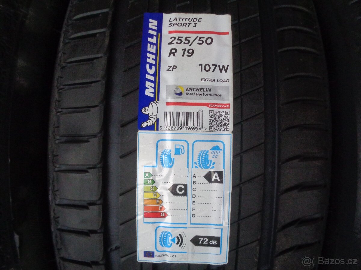 Letní pneu 255/50/19 R19 Michelin - NOVÉ