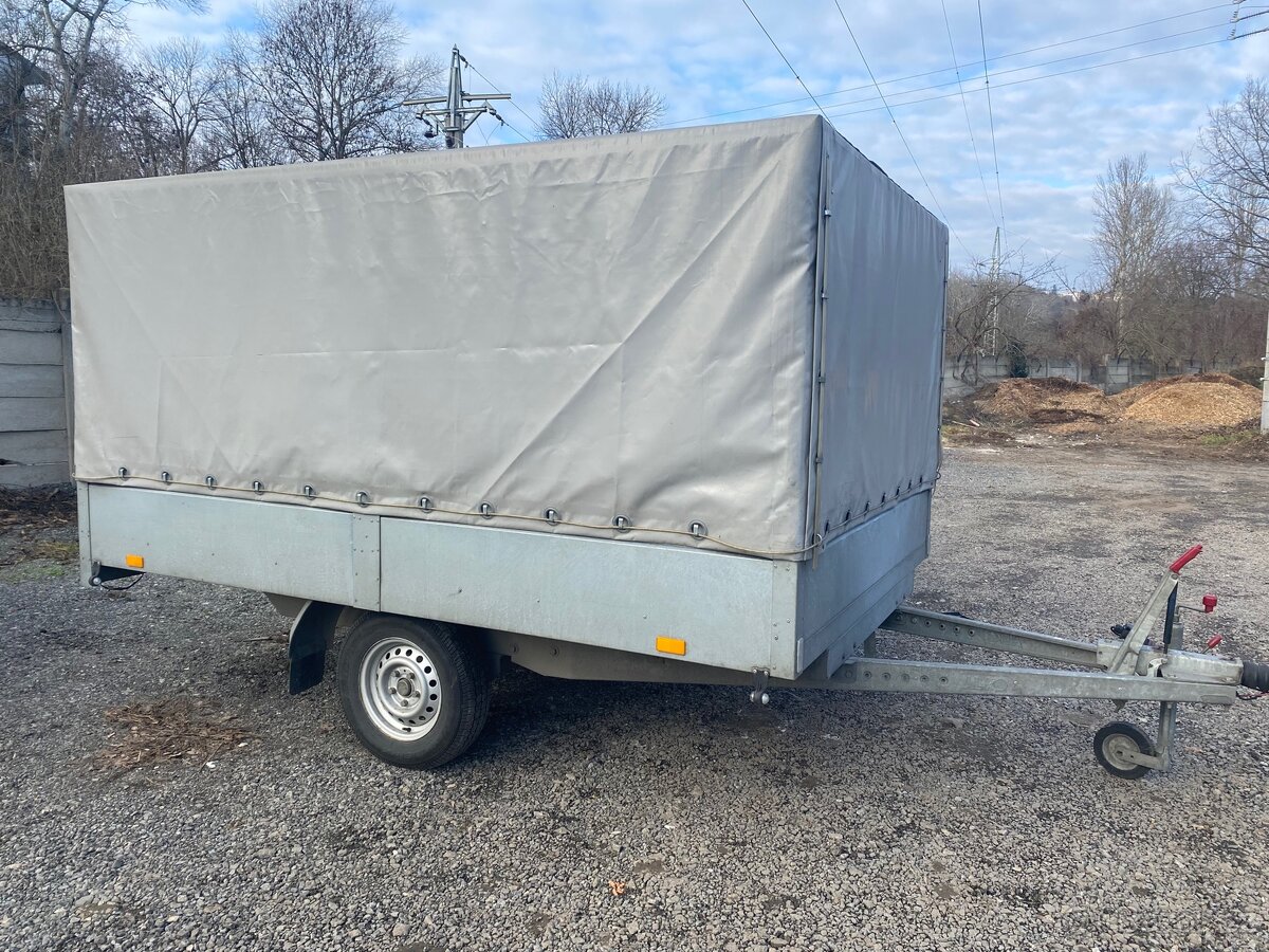 Přívěs brzděny vozík Plato 1300 kg