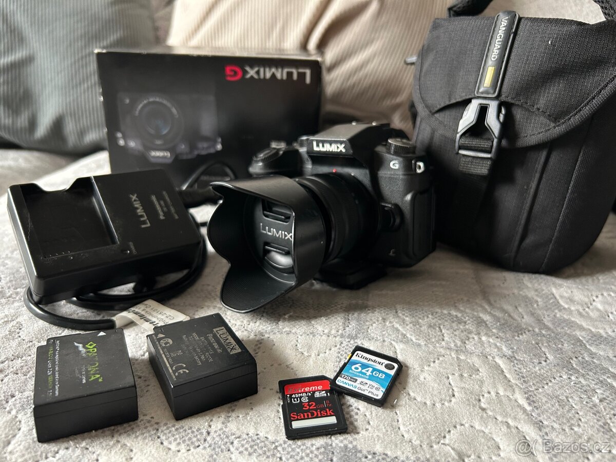 SLEVA Panasonic Lumix G80 + objektiv + příslušenství