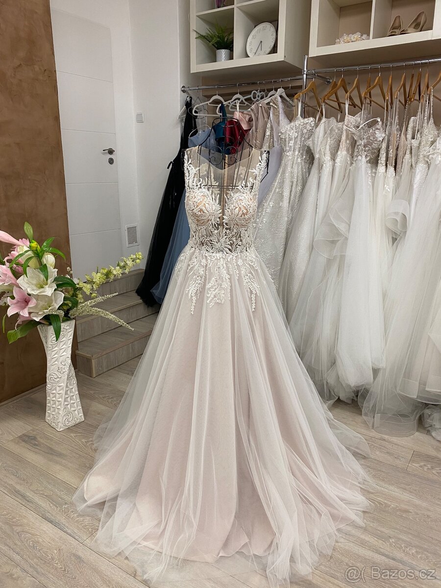 Svatební šaty vel. 36,38. Výprodej