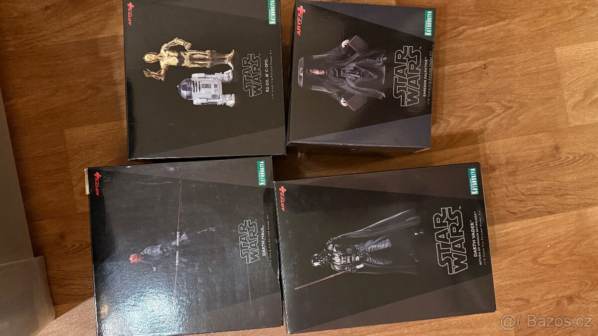 Sbirka STARWARS figurek a jine