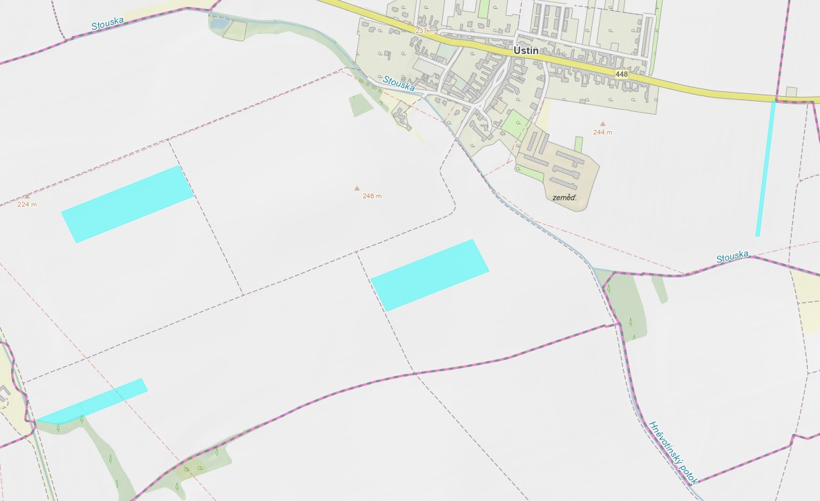 Prodej podílu na orné půdě – k. ú. Ústín