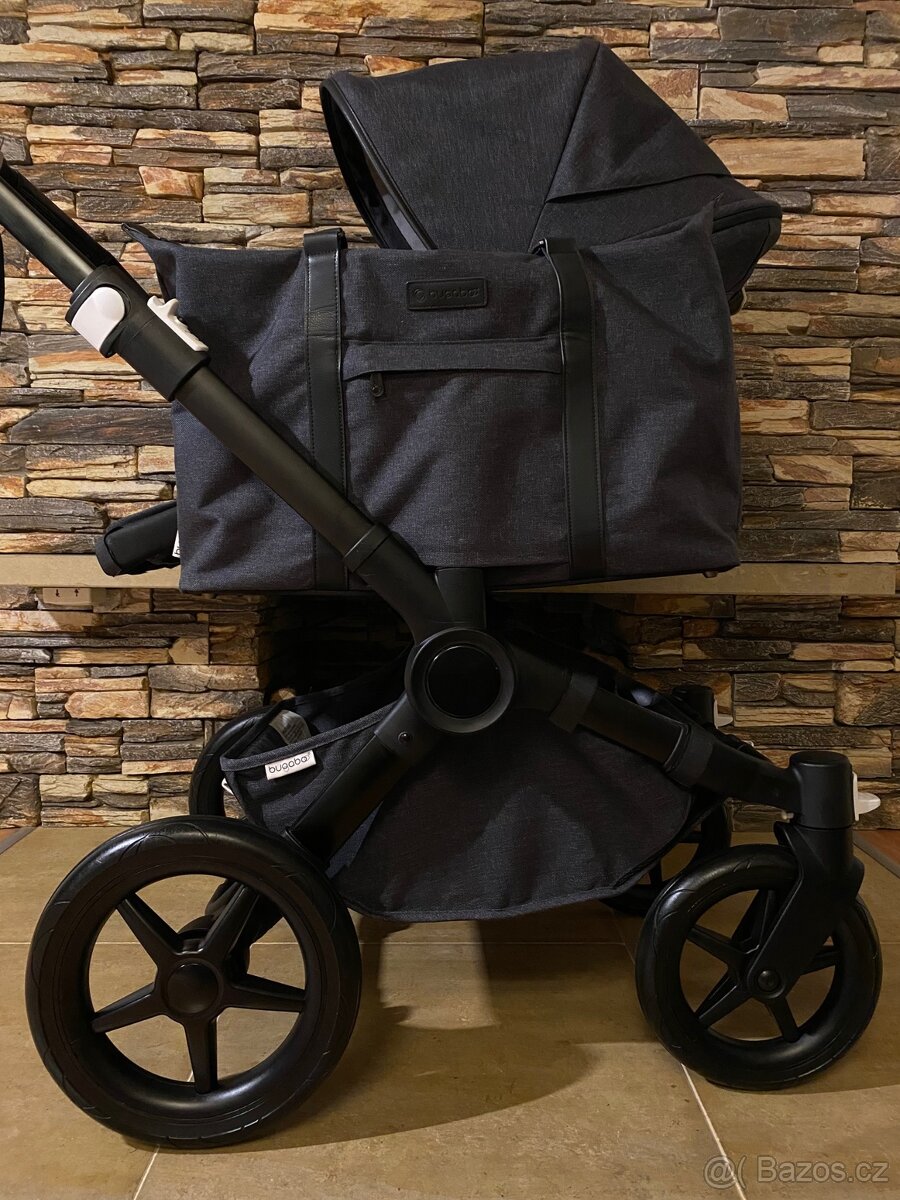 TOP STAV Bugaboo Donkey 5 Duo washed black