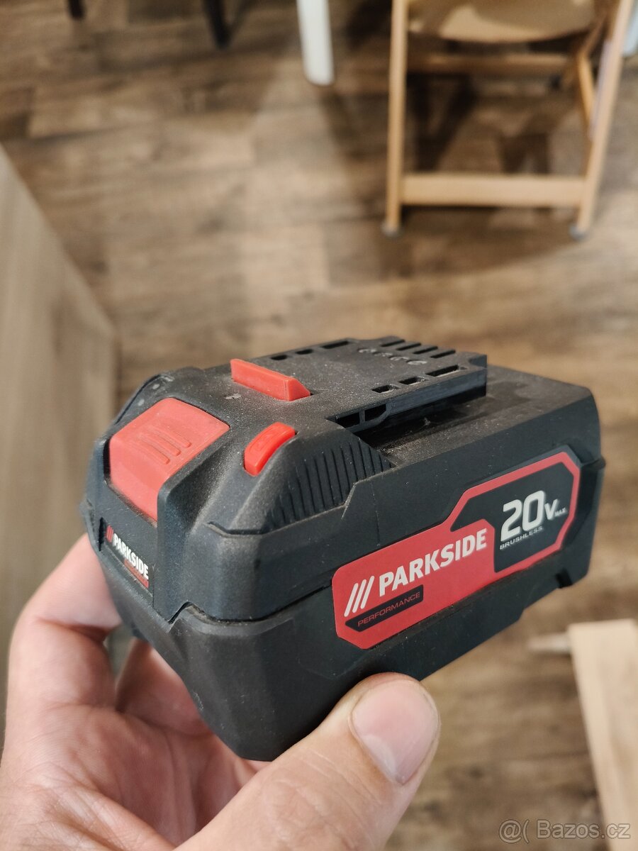 Parkside performance stary typ akumulatoru 20v