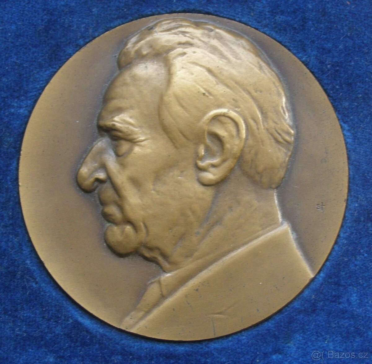 Medaile Ludvík Svoboda; etue; autor Straka 1968
