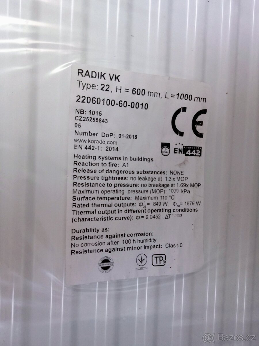 2 radiátory Radik