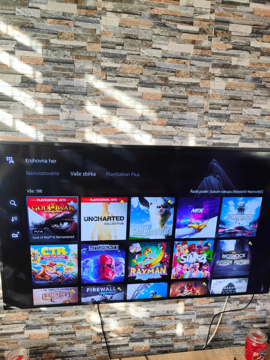 PlayStation účet 190 her +-