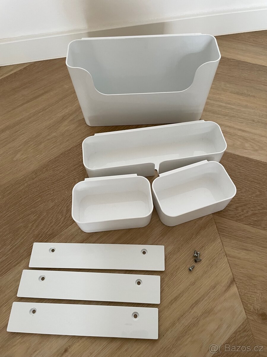 Ikea bílé doplňky na drobnosti do skříně PAX