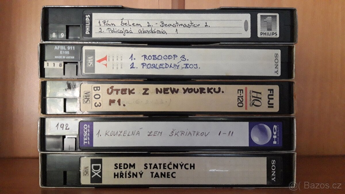 VHS Videokazety