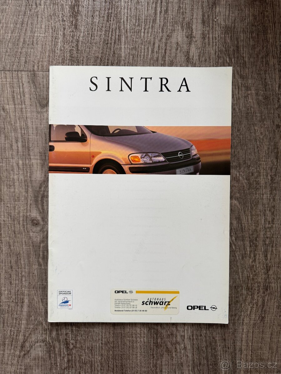 Opel Sintra prospekt