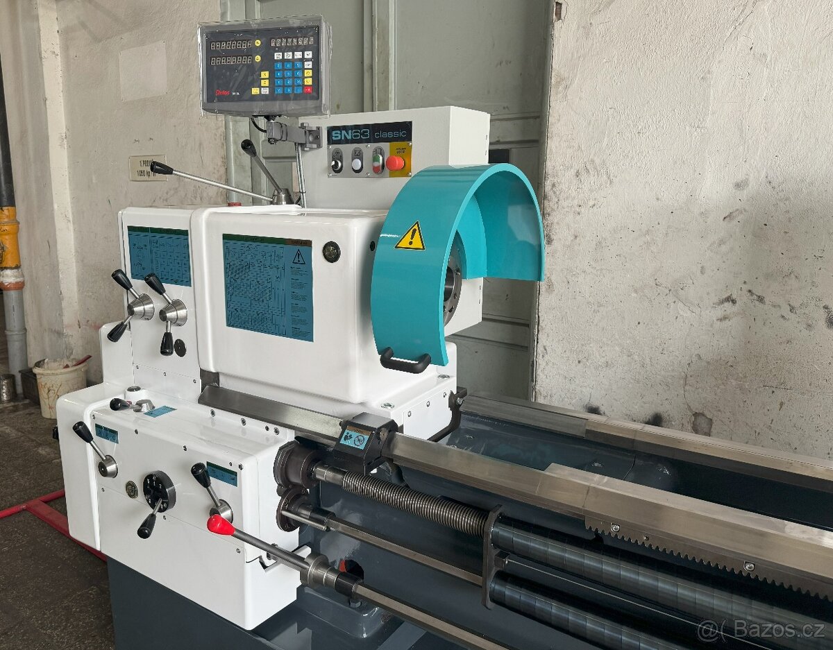 Mechanický sústruh SN 63 Classic po generálnej oprave TOS