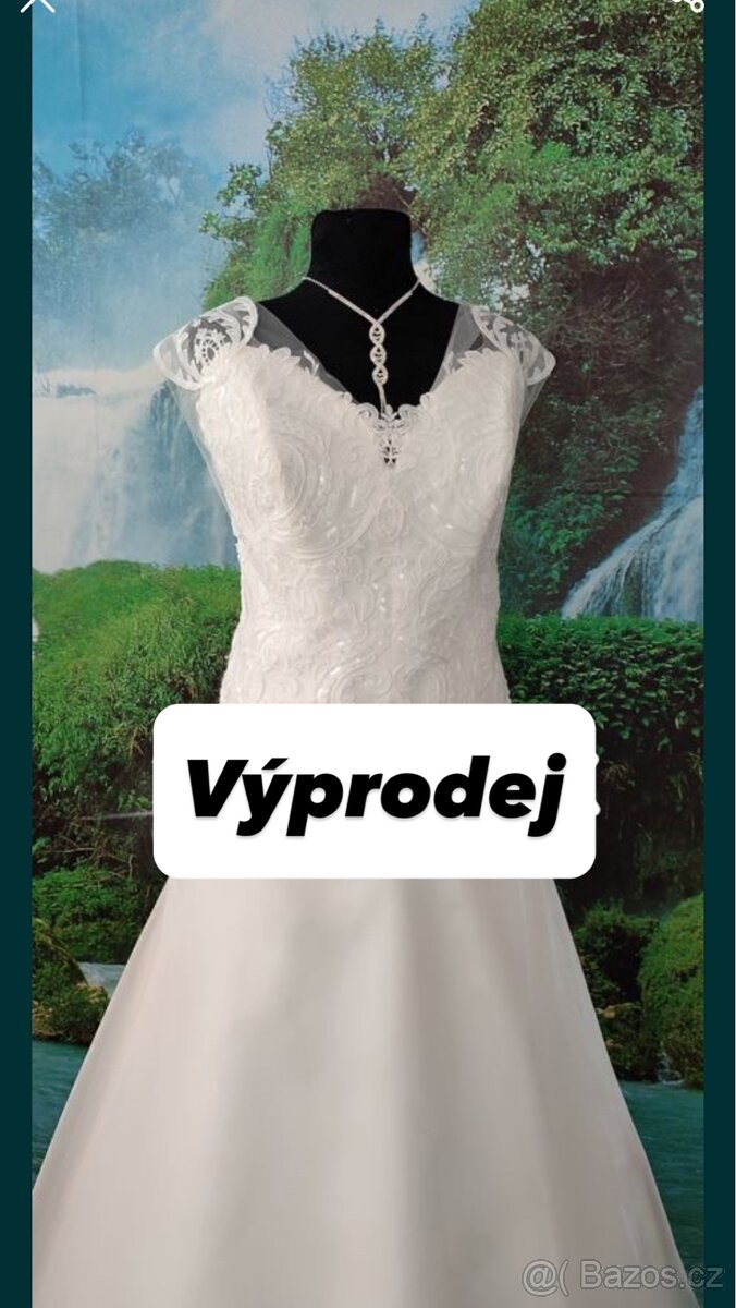 Prodám nové svatební šaty vel 52-56